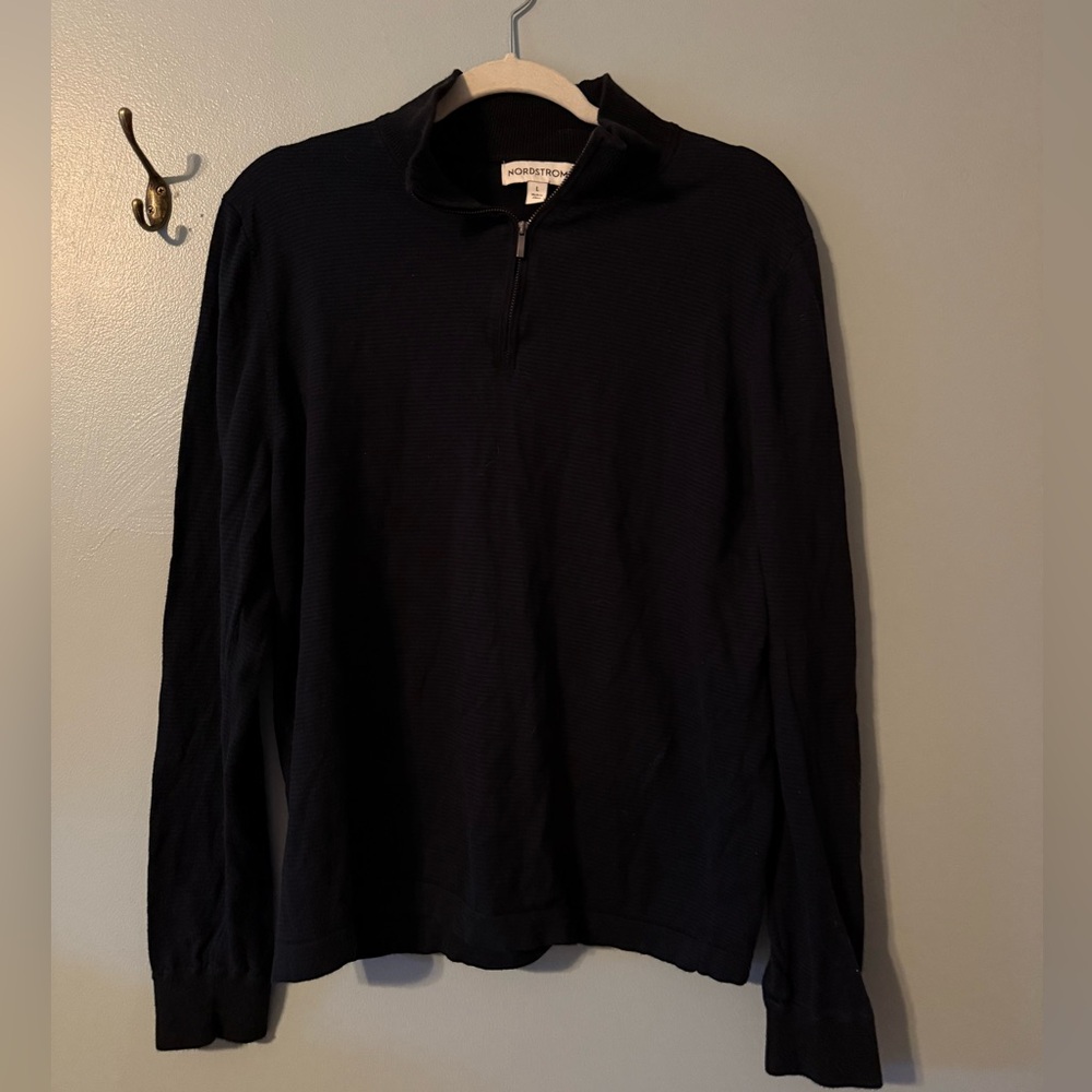 Nordstrom Men’s Cotton/Silk Quarter Zip